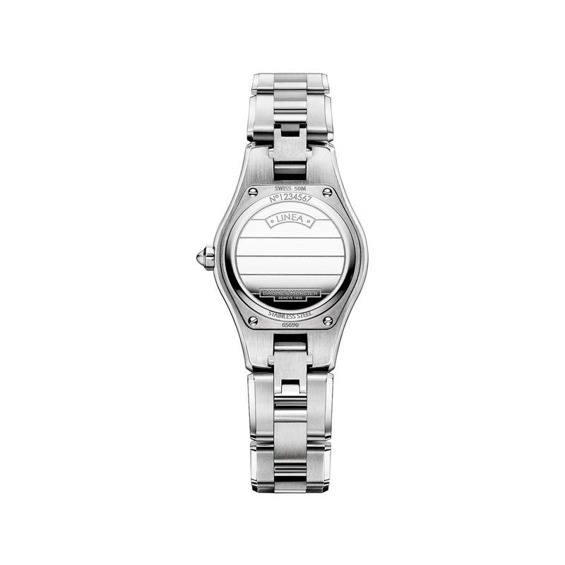 Montre Baume & Mercier Linéa femme acier - vue 3