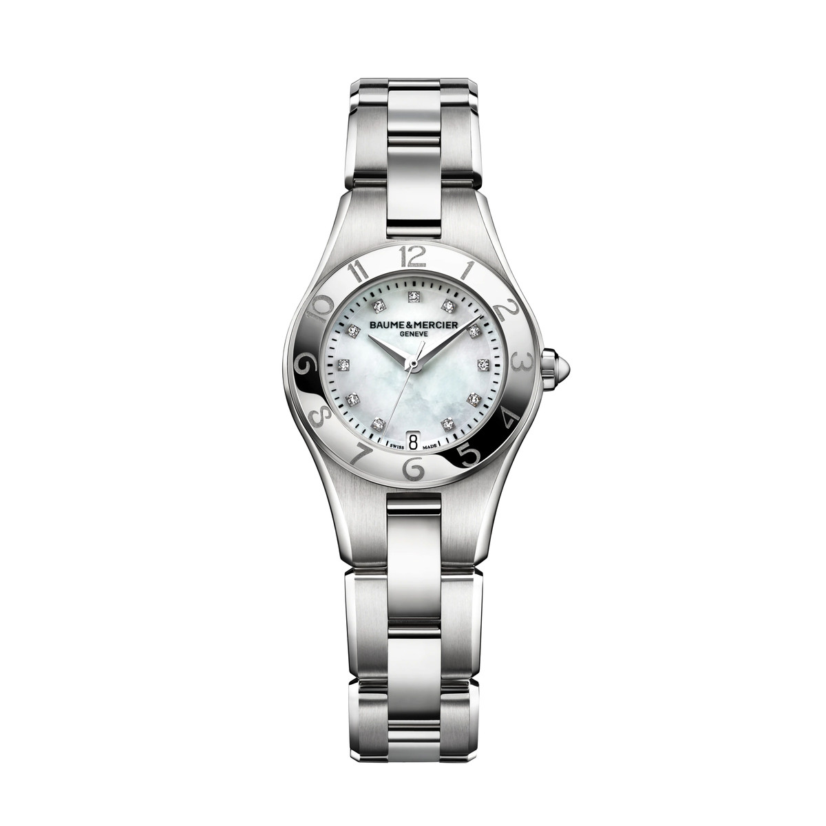 Montre Baume & Mercier Linéa femme acier - vue D1