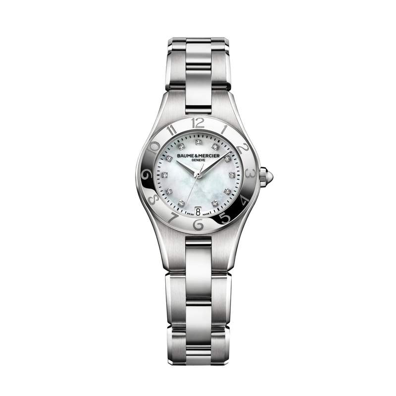 Montre Baume & Mercier Linéa femme acier - vue D1