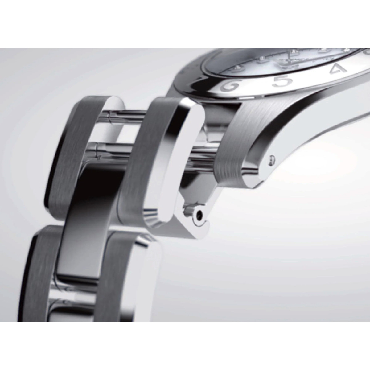 Montre Baume & Mercier Linéa femme acier - vue D3