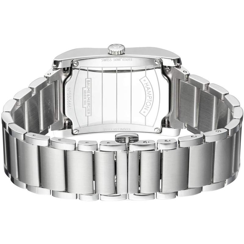Baume & Mercier Hampton dameshorloge van staal - weergave 3