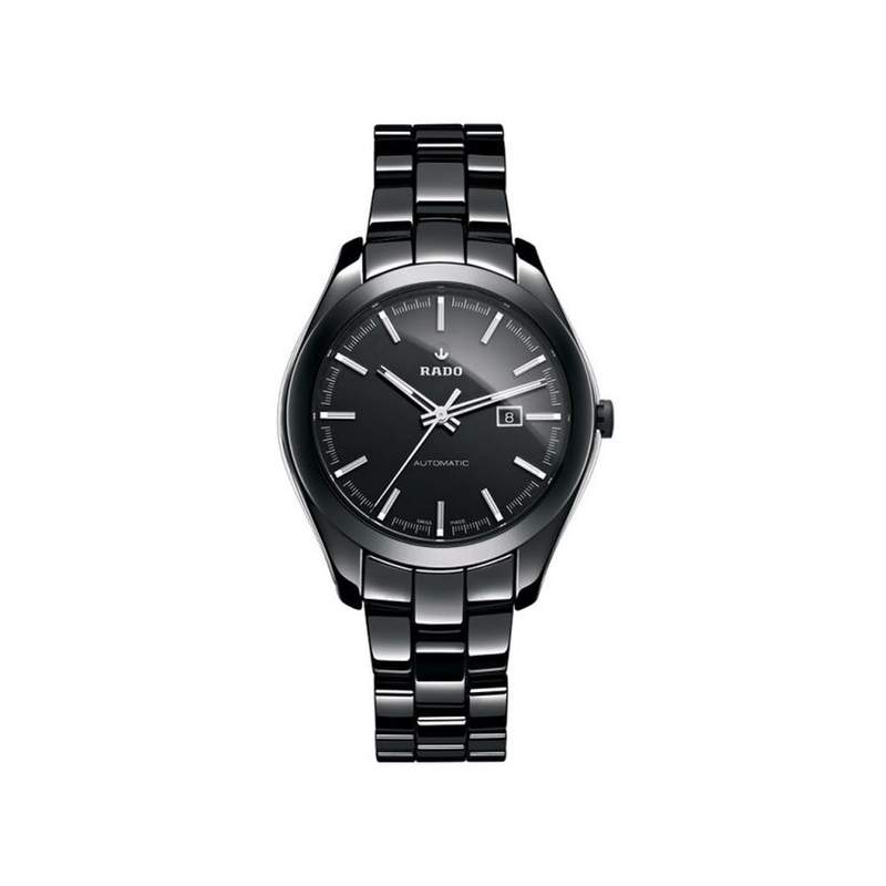 Montre Rado Hyperchrome femme automatique céramique noire - vue 1