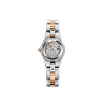 Montre Baume & Mercier Linea femme automatique bracelet acier or 750 rose - vue 3