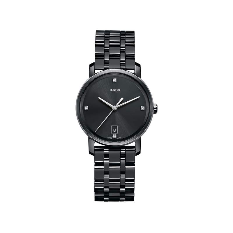 Montre Rado DiaMaster femme céramique noire - vue 1