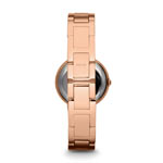 Montre Fossil femme acier doré rose - vue 2