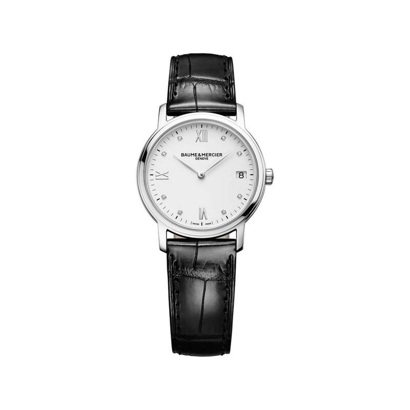 Montre Baume et Mercier Classima homme acier cuir - vue 1