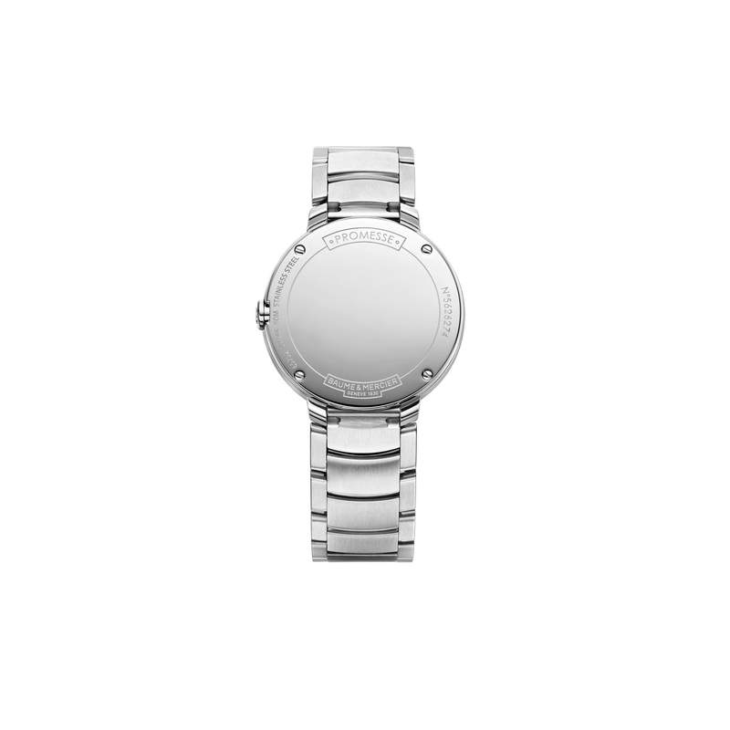 Montre Baume & Mercier Promesse femme acier - vue 3