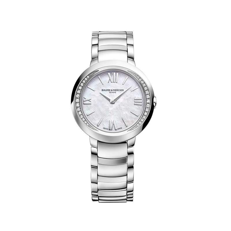 Montre Baume et Mercier Promesse femme acier - vue 1
