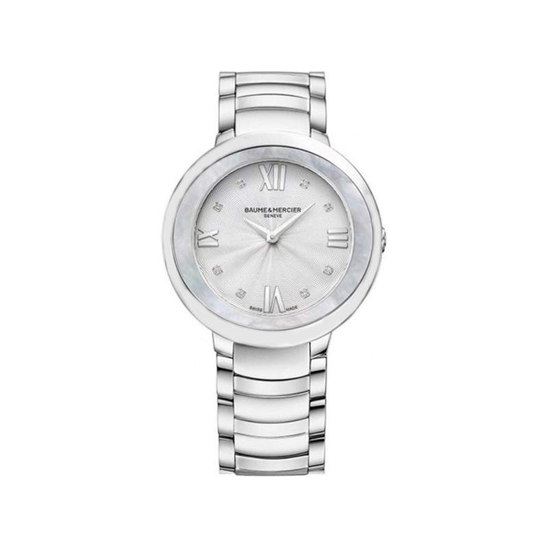 Montre Baume et Mercier Promesse femme acier - vue 1