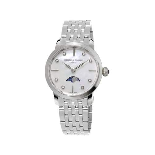 Montre Frederique Constant femme acier diamant