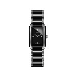 Montre Rado Intégral femme acier bracelet acier et céramique noir - vue 1