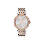 Montre Michael Kors femme bicolore lunette sertie - vue 1