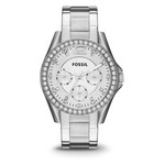 Montre Fossil femme multifonctions acier - vue 1