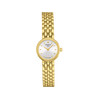 Montre TISSOT T-CLASSIC LOVELY femme cadran blanc bracelet PVD doré - vue V1