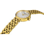 Montre TISSOT T-CLASSIC LOVELY femme cadran blanc bracelet PVD doré - vue 3