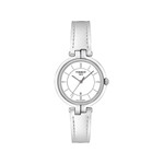 Montre Tissot femme acier bracelet cuir - vue 1