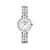 Montre TISSOT FLAMINGO femme cadran nacré blanc bracelet acier - vue V1