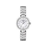 Montre TISSOT FLAMINGO femme cadran nacré blanc bracelet acier