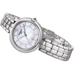 Montre TISSOT FLAMINGO femme cadran nacré blanc bracelet acier - vue 2