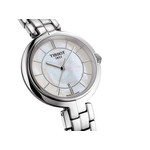 Montre TISSOT FLAMINGO femme cadran nacré blanc bracelet acier - vue D1