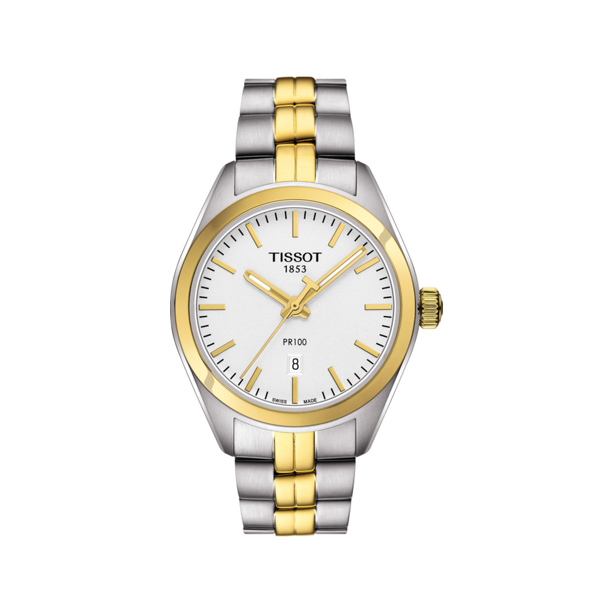Montre Tissot femme acier bicolore Femme modèle T1012102203100 MATY