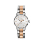 Montre Rado Coupole femme automatique acier bracelet acier et céramique doré rose - vue 1