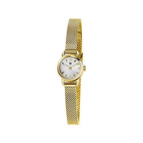 Montre Lip femme acier doré