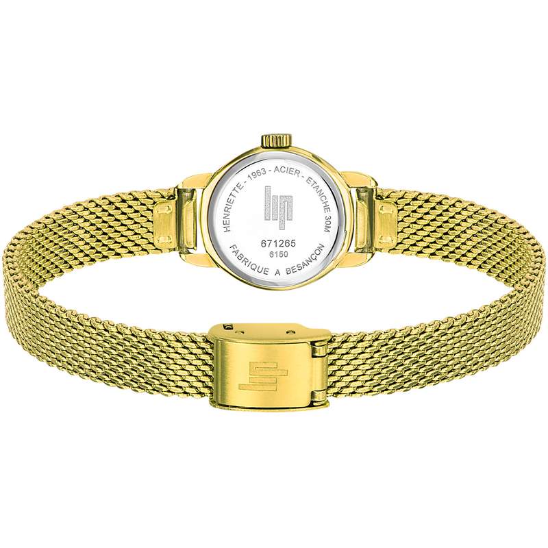 Montre Lip femme acier doré - vue 3
