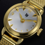 Montre Lip femme acier doré - vue D1