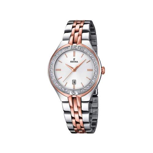 Montre Festina femme acier bicolore