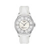 Montre Tissot femme auto acier cuir diamant - vue V1