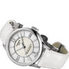 Montre Tissot femme auto acier cuir diamant - vue VD3