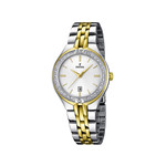 Montre Festina femme acier bicolore jaune - vue 1