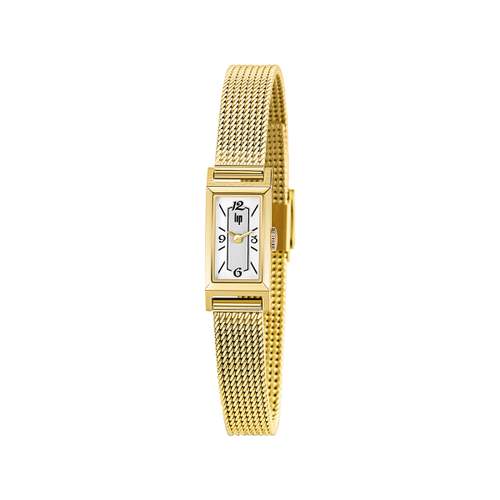 Montre Lip femme acier doré