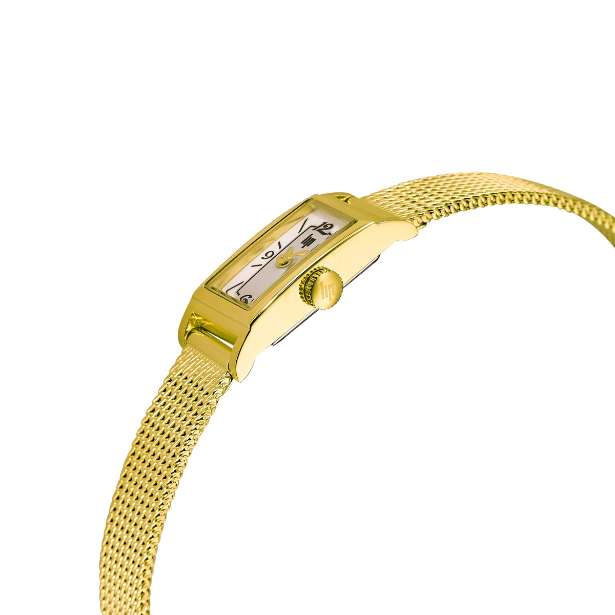 Montre Lip femme acier doré - vue D2