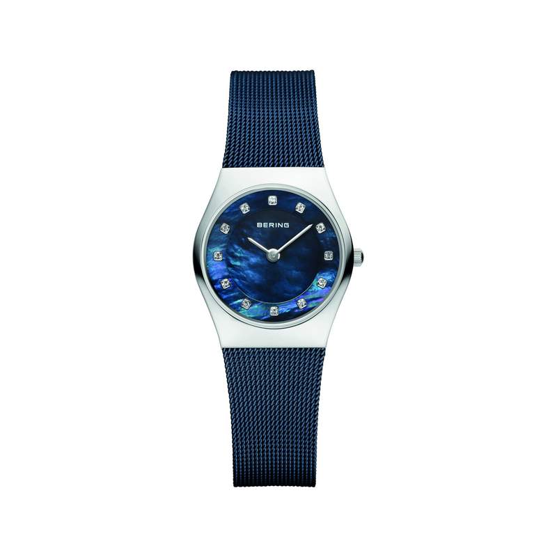 Montre Bering femme acier bleu - vue 1