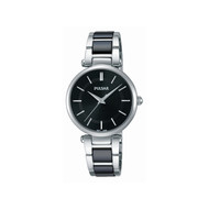 Montre Pulsar femme acier céramique noire