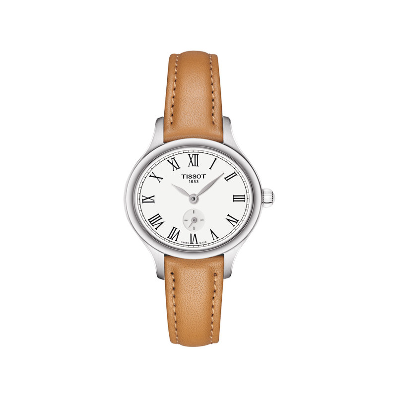 Montre TISSOT femme acier cuir