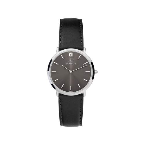 Montre Herbelin femme acier bracelet cuir