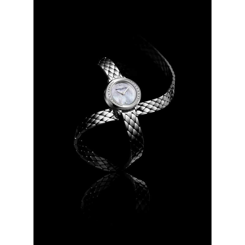 Montre Baume & Mercier Petite Promesse femme acier - vue D2
