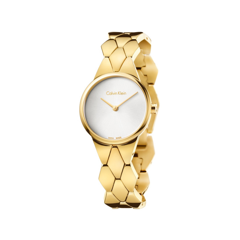 montre calvin klein femme or