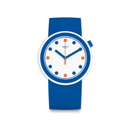 Montre Swatch femme silicone bleu