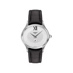 Montre Tissot femme acier bracelet cuir - vue 1