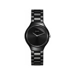 Montre Rado True Thinline femme céramique noire - vue 1