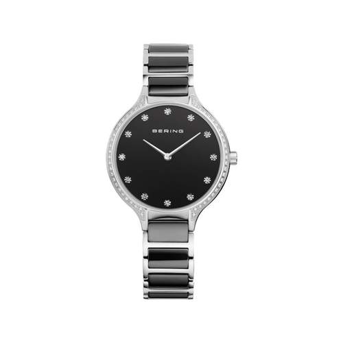 Montre Béring femme acier bracelet céramique