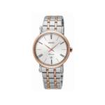 Montre Seiko femme bicolore doré rose - vue 1