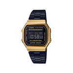 Montre Casio femme acier doré noir - vue 1