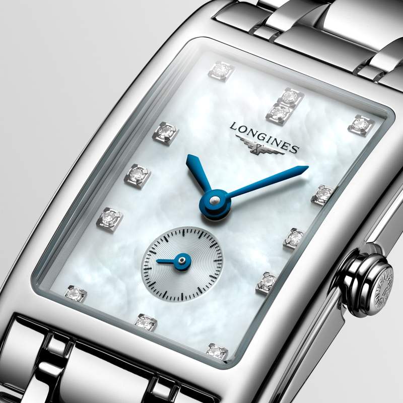 Montre Longines femme acier - vue D1