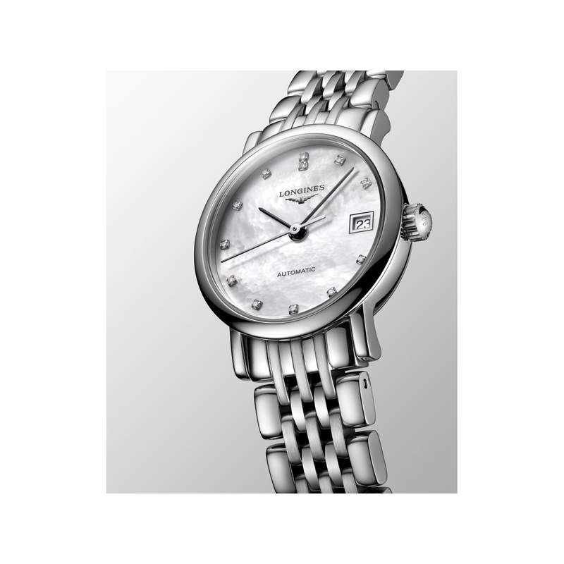 Montre Longines femme acier - vue D4
