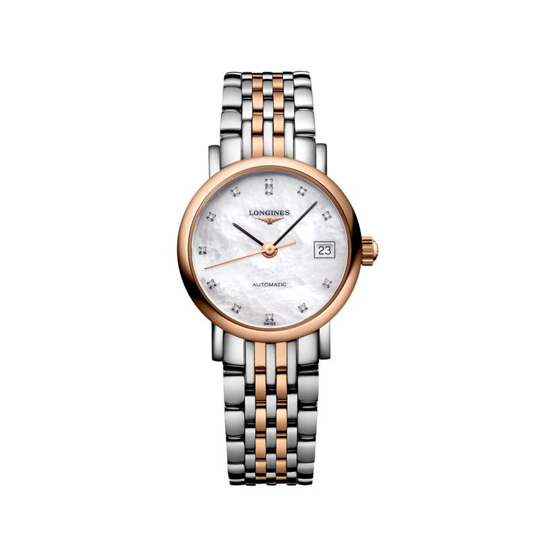Montre Longines femme automatique acier or 750 - vue 1